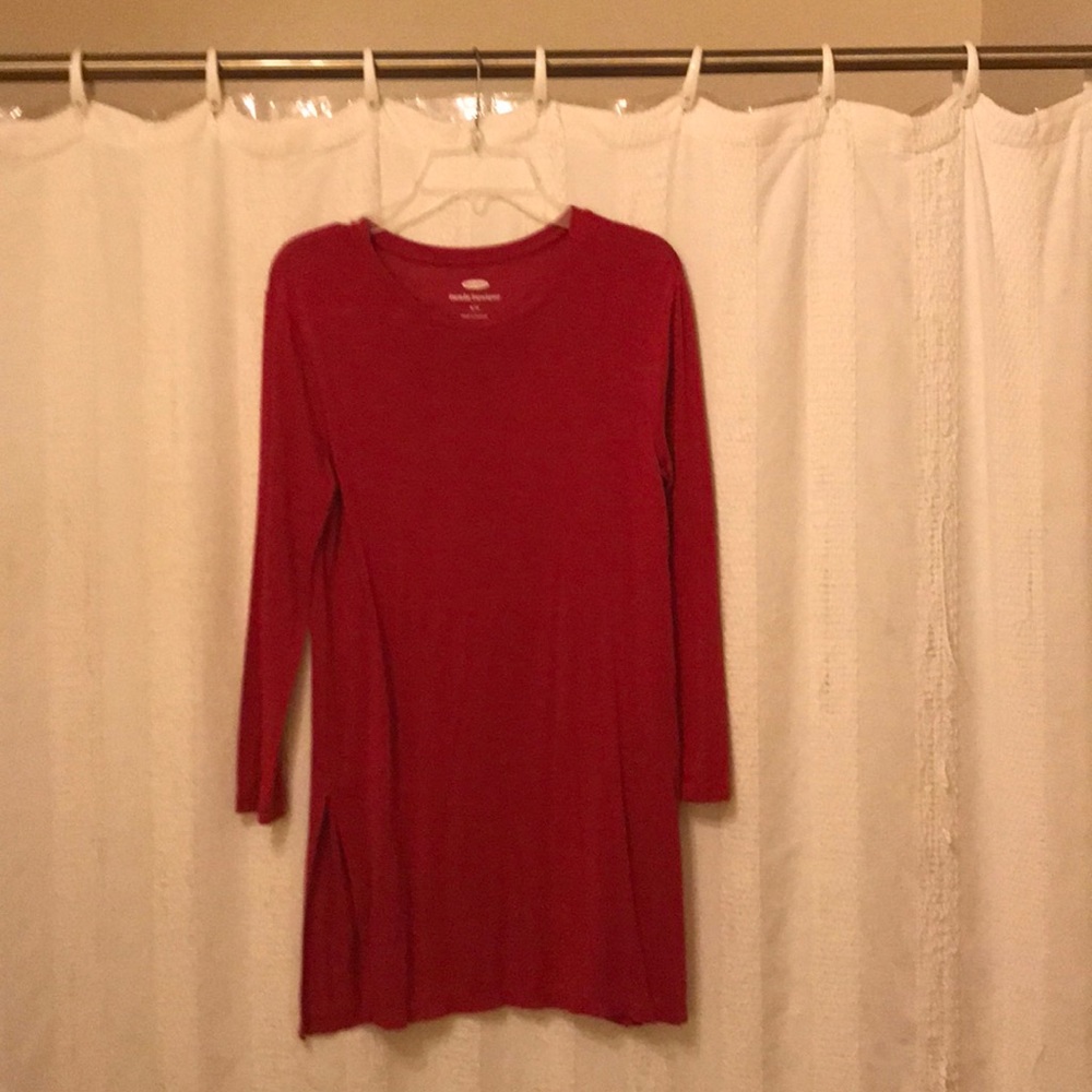 Red tunic NWOT